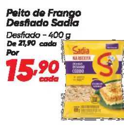 Dia Peito de Frango Desfiado Sadia Desfiado oferta