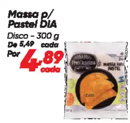 Dia Massa p/ Pastel DIA Disco oferta