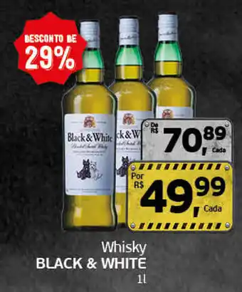 Cometa Supermercados Whisky BLACK & WHITE oferta