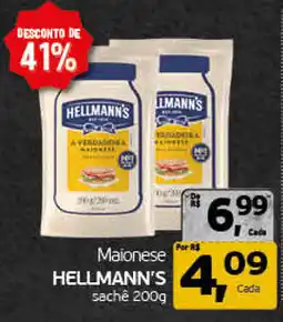Cometa Supermercados Maionese HELLMANN'S sachê oferta
