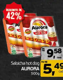 Cometa Supermercados Salsicha hot dog AURORA oferta