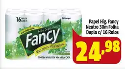 Papel Hig. Fancy Neutro 30m Folha Dupla