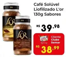 Semar Supermercado Café Solúvel Liofilizado L'or Sabores oferta