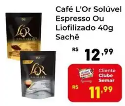Semar Supermercado Café L'Or Solúvel Espresso Ou Liofilizado Sachê oferta