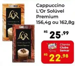 Semar Supermercado Cappuccino L'Or Solúvel Premium oferta