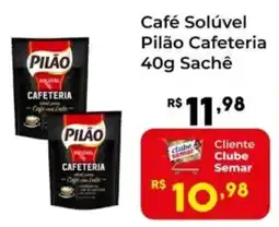 Semar Supermercado Café Solúvel Pilão Cafeteria oferta
