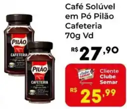 Semar Supermercado Café Solúvel em Pó Pilão Cafeteria Vd oferta