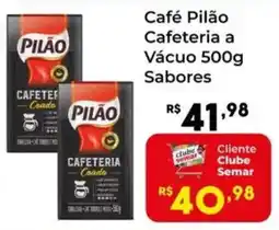 Semar Supermercado Café Pilão Cafeteria a Vácuo Sabores oferta