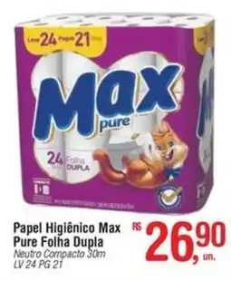 Fort Atacadista Papel Higiênico Max Pure Folha Dupla oferta