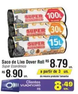 Fort Atacadista Saco de Lixo Dover Roll oferta