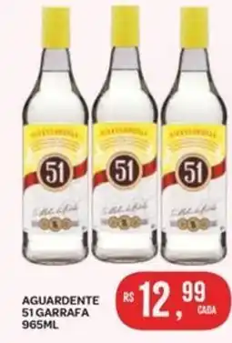 Atacadão Dia a Dia Aguardente 51 garrafa oferta