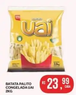 Batata palito congelada uai