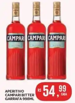 Atacadão Dia a Dia Aperitivo campari bitter garrafa oferta