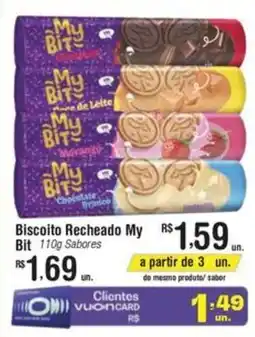 Fort Atacadista Biscoito Recheado My Bit Sabores oferta