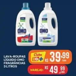 Lava-roupas líquido omo fragrâncias