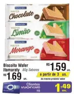 Fort Atacadista Biscoito Wafer Itamaraty Sabores oferta