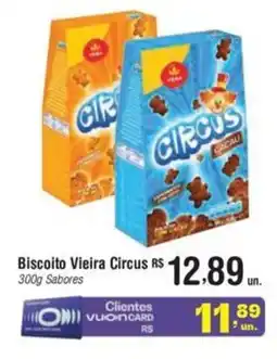 Fort Atacadista Biscoito Vieira Circus Sabores oferta