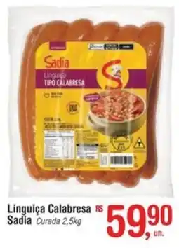 Fort Atacadista Linguiça Calabresa Sadia Curada oferta