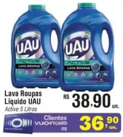 Fort Atacadista Lava Roupas Líquido UAU Active oferta
