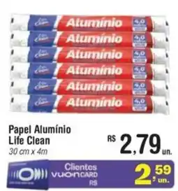 Fort Atacadista Papel Alumínio Life Clean oferta