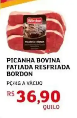 Assaí Atacadista Picanha bovina fatiada resfriada bordon oferta