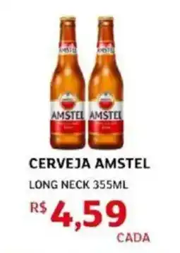 Cerveja amstel long neck