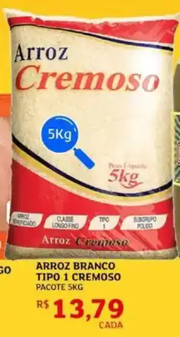 Assaí Atacadista Arroz branco tipo 1 cremoso pacote oferta
