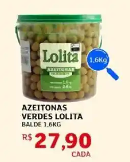 Assaí Atacadista Azeitonas verdes lolita balde oferta