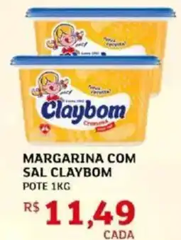 Assaí Atacadista Margarina com sal claybom pote oferta