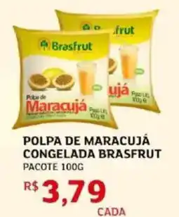 Assaí Atacadista Polpa de maracujá congelada brasfrut pacote oferta
