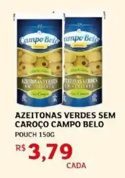 Assaí Atacadista Azeitonas verdes sem caroço campo belo oferta