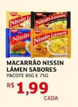 Assaí Atacadista Macarrão nissin lámen sabores oferta