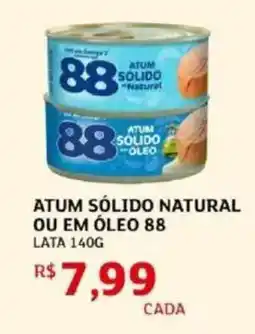 Atum sólido natural ou em óleo 88