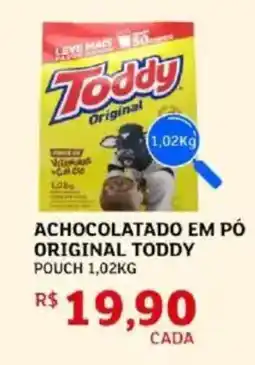 Assaí Atacadista Achocolatado em pó original toddy pouch oferta