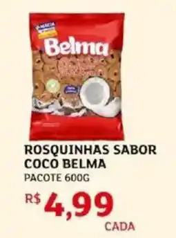 Assaí Atacadista Rosquinhas sabor coco belma oferta