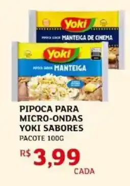 Assaí Atacadista Pipoca para micro-ondas yoki sabores oferta