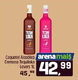 Arena Atacado Coquetel Alcoólico Cremoso Tequiloka Lovers oferta