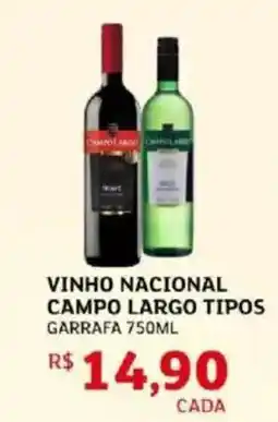 Assaí Atacadista Vinho nacional campo largo tipos garrafa oferta