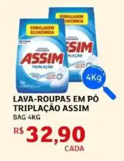 Assaí Atacadista Lava-roupas em pó triplação assim oferta