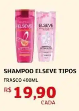 Assaí Atacadista Shampoo elseve tipos oferta