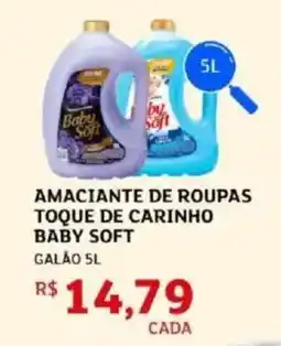 Amaciante de roupas toque de carinho baby soft