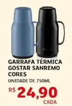 Assaí Atacadista Garrafa térmica gostar sanremo cores oferta
