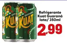 Confiança Supermercados Refrigerante Kuat Guaraná lata oferta