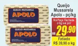 Serrano Supermercado Queijo Mussarela Apolo oferta
