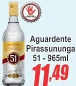 Serrano Supermercado Aguardente Pirassununga 51 oferta