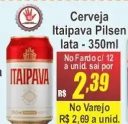 Serrano Supermercado Cerveja Itaipava Pilsen lata oferta