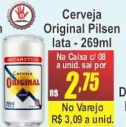 Serrano Supermercado Cerveja Original Pilsen lata oferta
