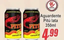 Serrano Supermercado Aguardente Pitú lata oferta