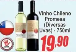Serrano Supermercado Vinho Chileno Promesa (Diversas Uvas) oferta