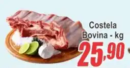 Serrano Supermercado Costela Bovina oferta